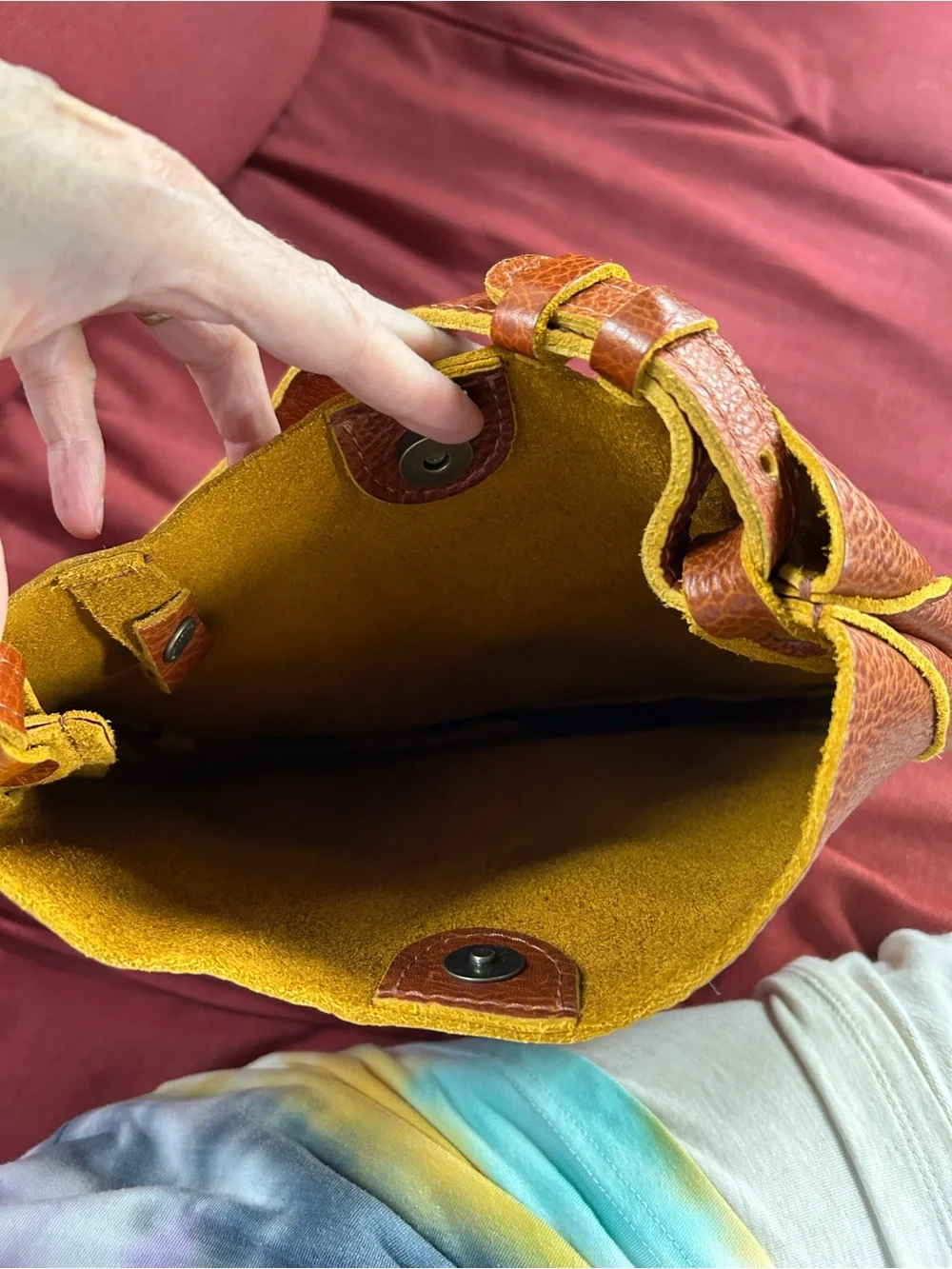 Portland Leather Olivia Shoulder Bag -~ never used!